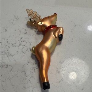 Pottery Barn Vintage Rudolph Reindeer Ornament